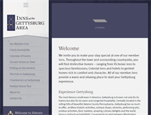 Tablet Screenshot of gettysburgbedandbreakfast.com